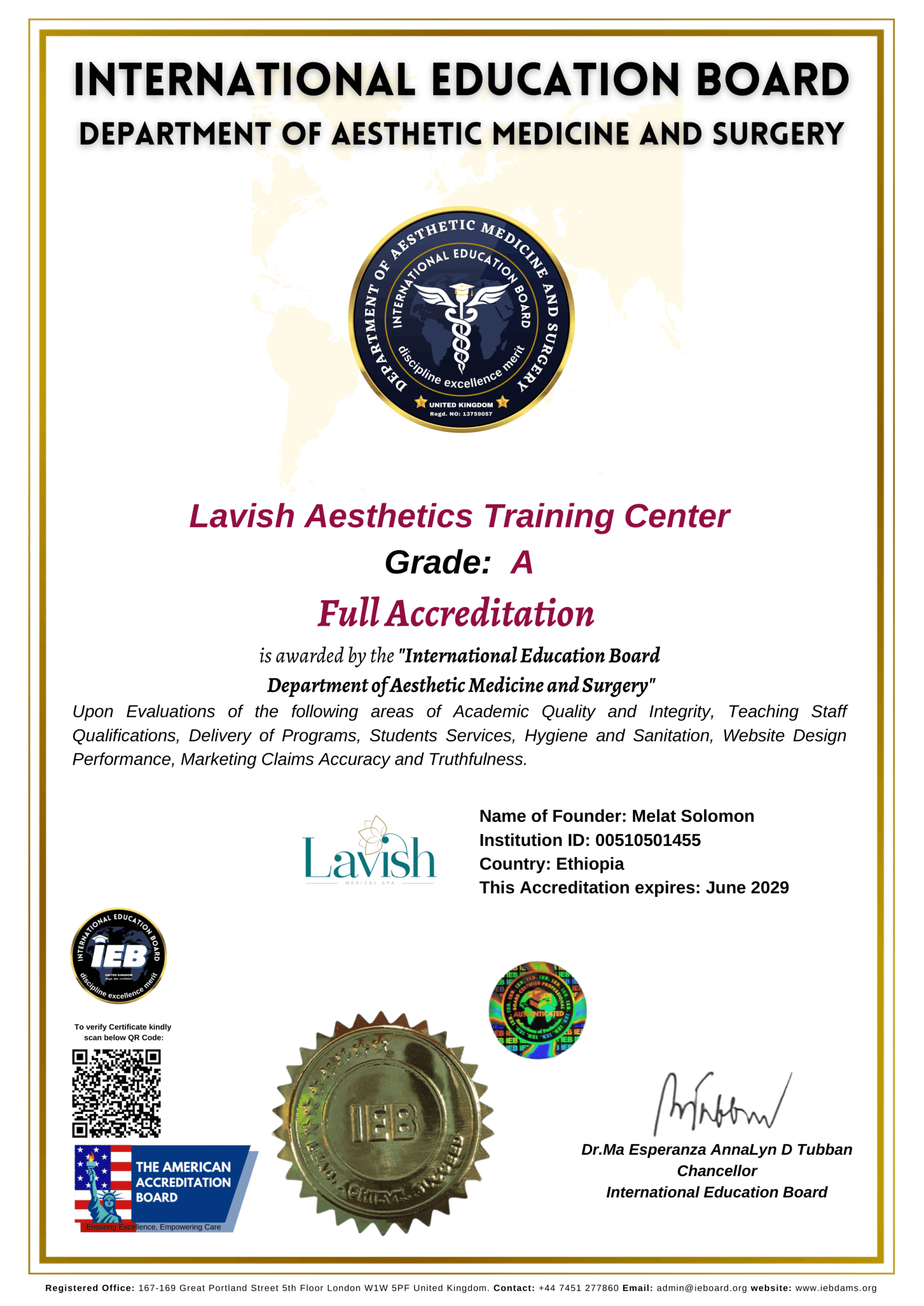 lavish aesthetics training center 1