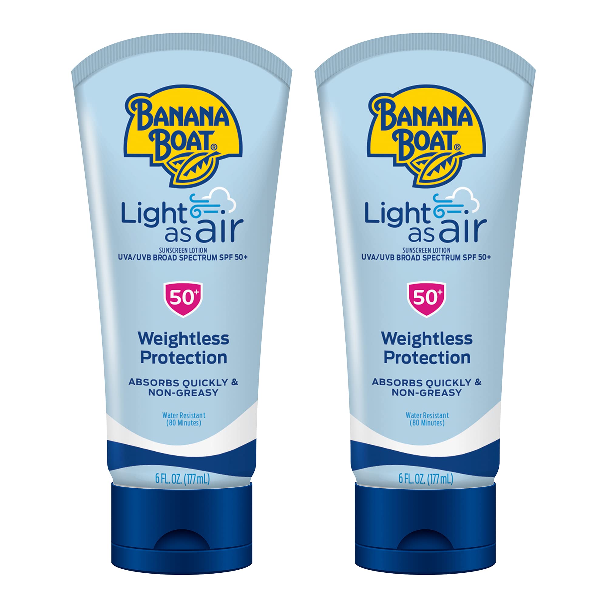 banana boat light as air spf 50 sunscreen