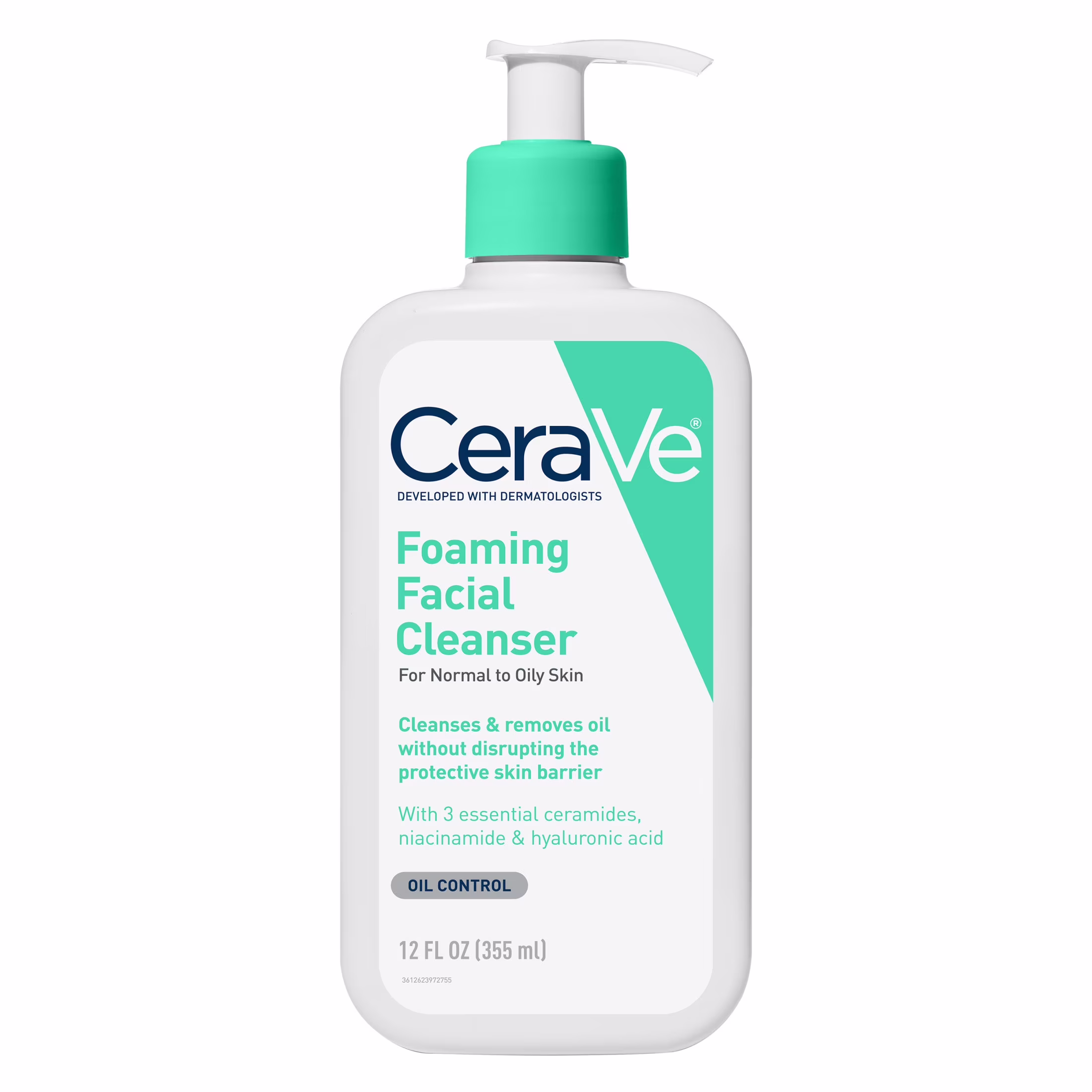 cerave foaming facial cleanser 355ml