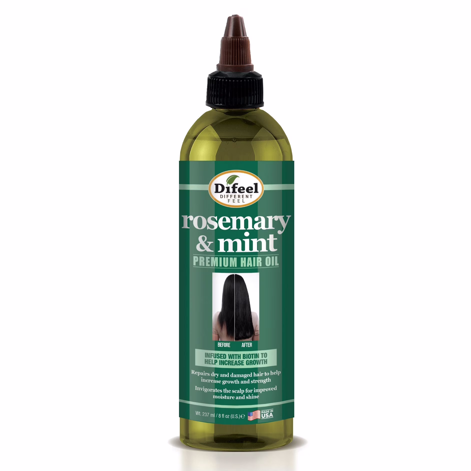 difeel rosemary & mint hot oil 237ml