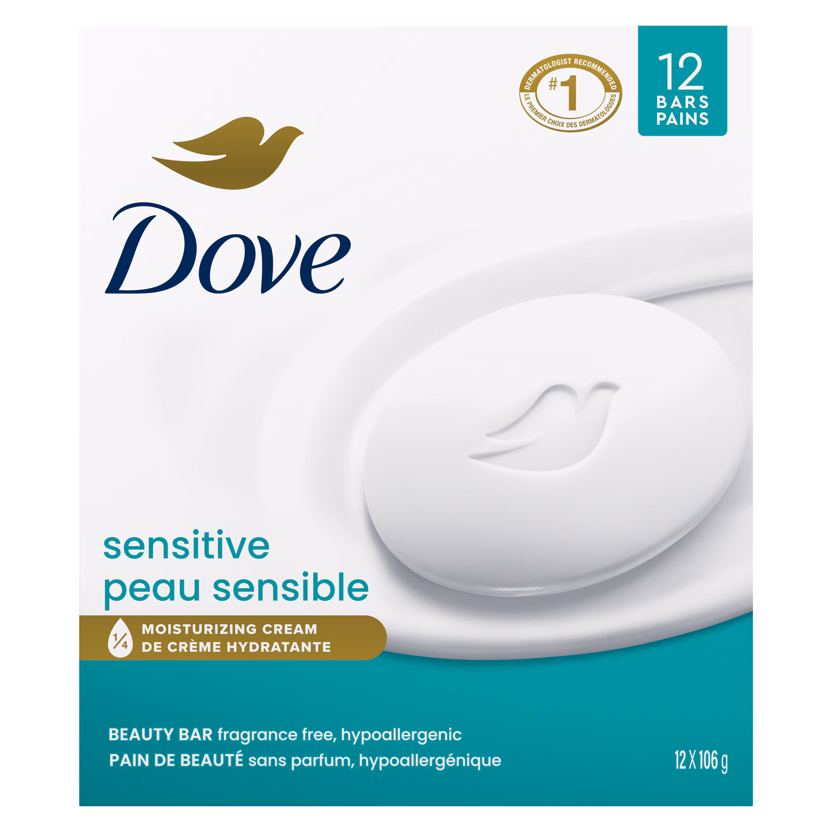 dove beauty bar sensitive skin