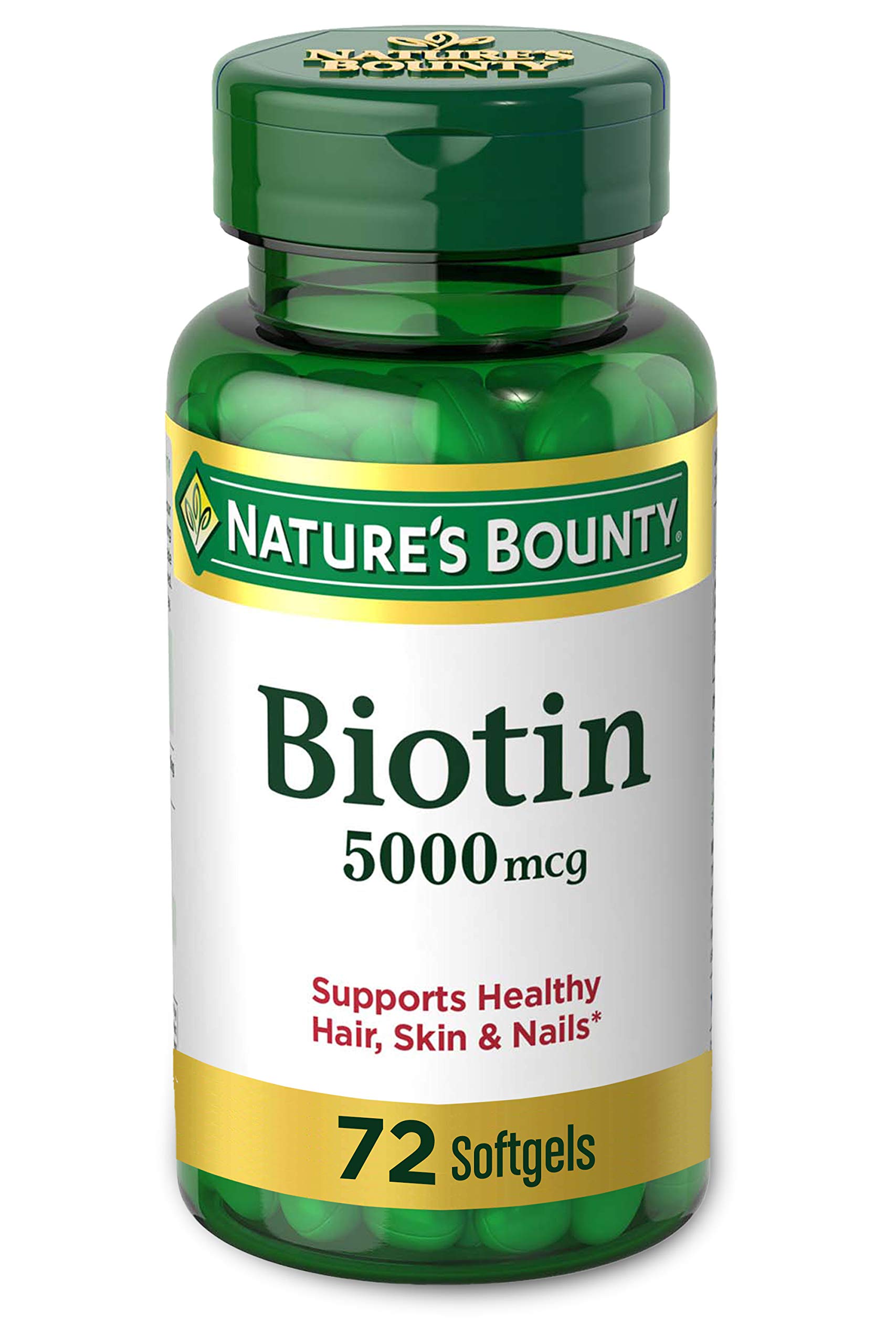 nature's bounty biotin 5000 mcg