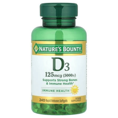 natures bounty vitamin d3 125 mcg